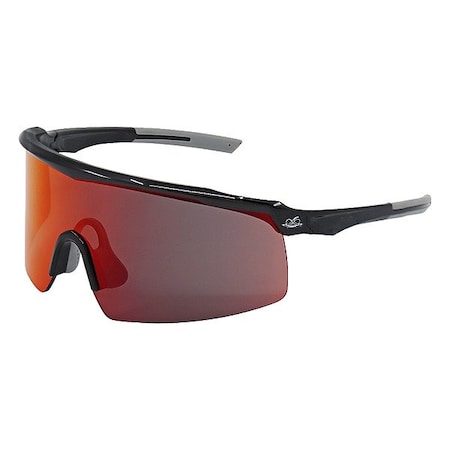 Globus Safety Glasses, Black, Red BH32510PFT