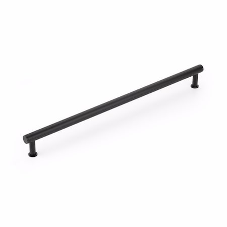 Schaub 18in Center to Center Pub House Appliance Pull Matte Black Finish 5118A-MB