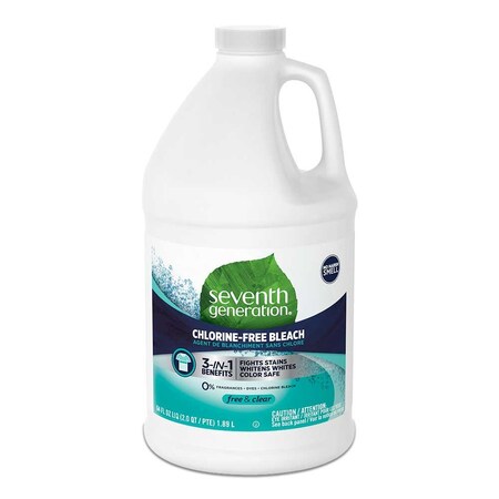 Seventh Generation Chlorine Free Bleach Fabric Conditioner, 64 Ounce, 6PK 22701
