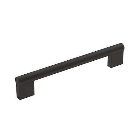 Amerock Versa 6-5/16 inch (160mm) Center-to-Center Matte Black Cabinet Pull, 10PK 10VMP36914FB