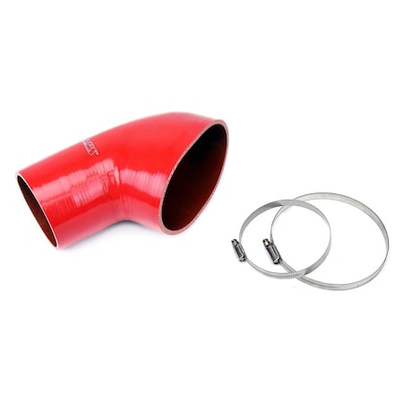 Hps Performance High Temp Reinforced Silicone Air Intake Hose Kit, Red, 57-1078-RED