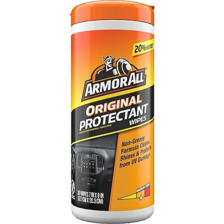 Armor All Cleaning Cloth, Orange/White, 10-1/2 in L AWPTC-30-1USLT