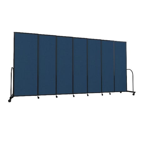 Screenflex Room Divider, Black, 82 in H, 86 in W STX-FS-6103-B-DB