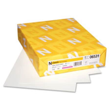 Neenah Paper NEE0 Classic Laid Paper, 24lb, 8.5 in. x 11 in., 500SH-RM, White NE464128