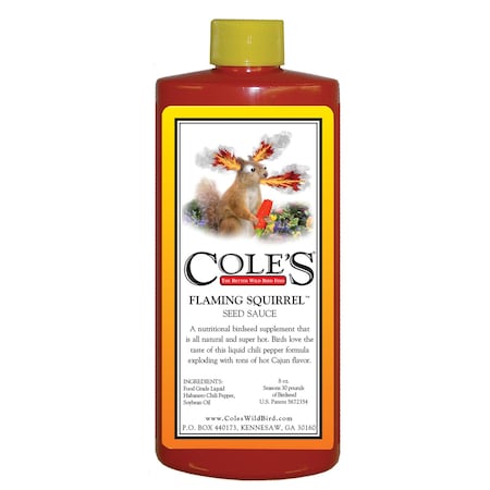 Coles Flaming Squirrel Seed Sauce 8 oz FS08