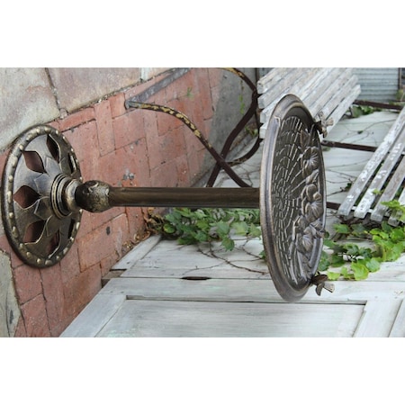Gan Eden 23 in. Folding Plant Stand - Antique Brass GA3000941