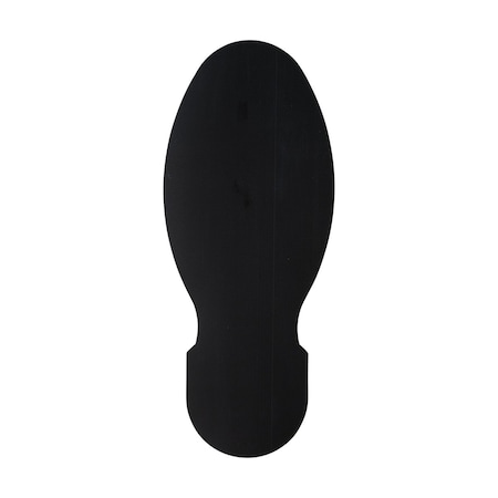 Brady ToughStripe Max Floor Marking Footprint 10 in W x 4 in H Black, 20PK 177108