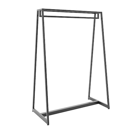 Econoco Retail Apparel Rack, Metal, 62 in H APA48NWMAB