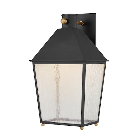Troy Lighting 1 Light Maltby Wall Sconce Hook Texture Black B8604-TBK