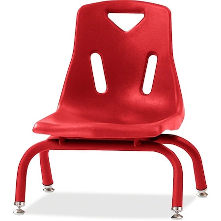 Jonti-Craft Berries Stacking Chair with Powder-Coated Legs, 8 in. Ht, Red 8118JC1008
