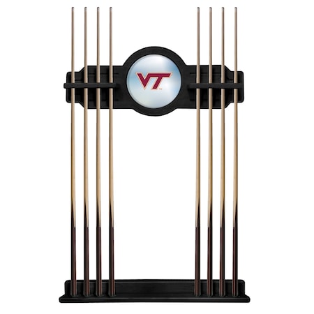 Holland Bar Stool Co Virginia Tech Cue Rack in Black Finish CueBKVATech