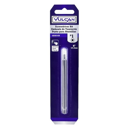 Vulcan 375401OR Screwdriver Bit, S2 Chrome Molybdenum Steel PTA250554/375401O