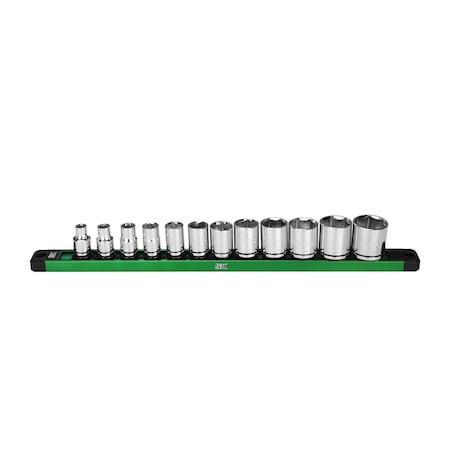 Sk Professional Tools Drive SAE Chrome Socket Set 3/8", 12 pc SK01340