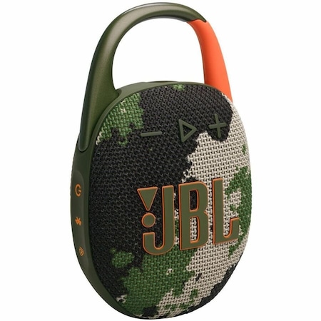 Jbl Portable Speaker with Bluetooth, built-in battery, waterproof and dustproof feature JBLCLIP5SQUADAM