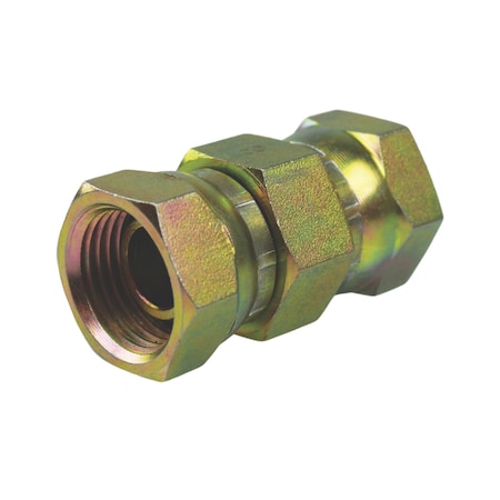 Jason Industrial 1/2 FEM PIPE SWIVEL X 1/2 FEM PIPE SWIVEL, FEMALE X FEMALE STRAIGHT ADAPTER 1406-8-8