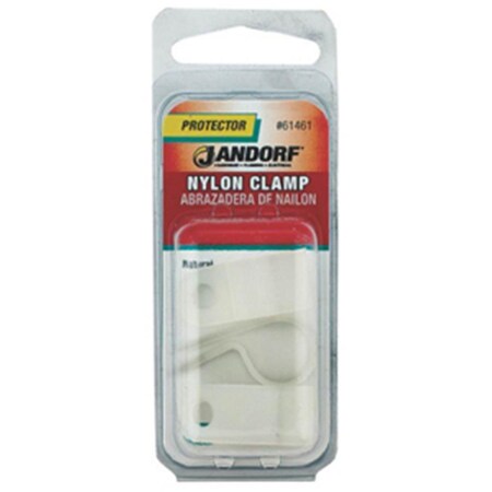 Jandorf Specialty Hardw 61461 Nylon Clamp - Natural, 0.5 x 0.5 3395183