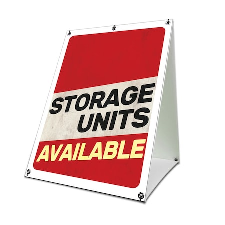 Signmission Storage Units Available, 36 Inch x 24 Inch A-frame Yard Sign, Coroplast Yard Sign SBC-2436-30423