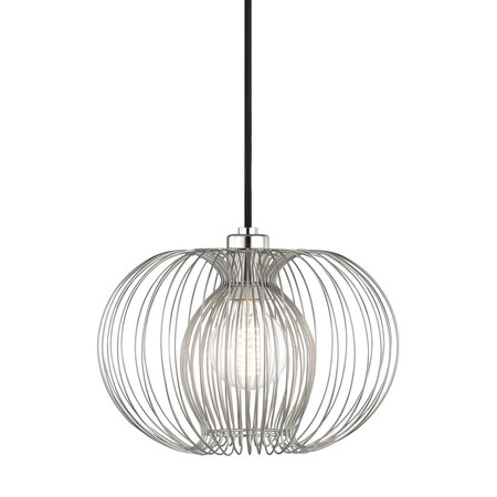 Mitzi Jasmine 1 Light Pendant 12 In. Polished Nickel H181701S-PN