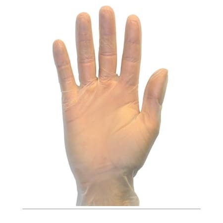 Safety Zone Vinyl Powder Free 2.5 mil Gloves - Clear, Sm - Case of 1000 GVP9-SM-HH