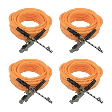 Mytee Products Truck Tire Inflation Kit 3/8in ID w/ Air Chuck & Glad-hand, 4PK MP-TTIKx4