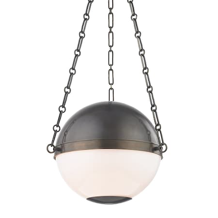 Hudson Valley Lighting Mark D. Sikes X Sphere No.2 2 Light Pendant 16.5 In. Distressed Bronze MDS750-DB