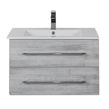 Cutler 30 in Kato Wall Hung Vanity SOHO w/top FV-SOHO30