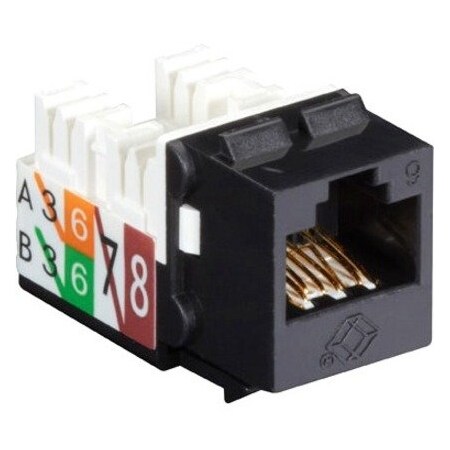 Black Box Gigatrue2 Cat6 Jacks, Universal Wiring, Component Level, 25, PK25 FMT631-R3-25PAK