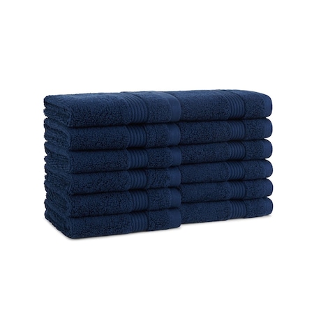 Arkwright Home Host & Home Washcloth 13x13 Navy - Pack of 12, 12PK P-WC-HH-1313-NV