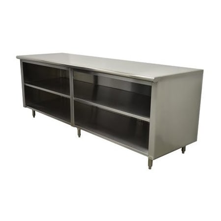 Advance Tabco Flat Top Enclosed Base Table EEB-SS-307M