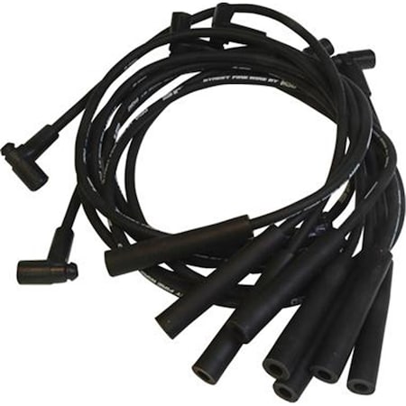 Powerplay 5560 Street Fire Wires Spark Plug Wire Set, Black PO365461