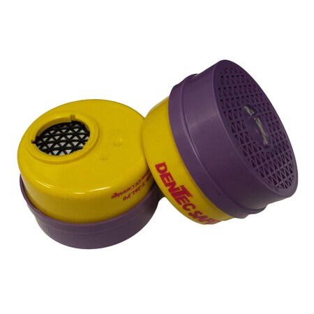 Comfort-Air Acid Gases, Organic Vapor/P100 Cartridge Combo. MEETS OSHA SILICA DUST REQUIREMENTS, 30PK 158T26LP0B60