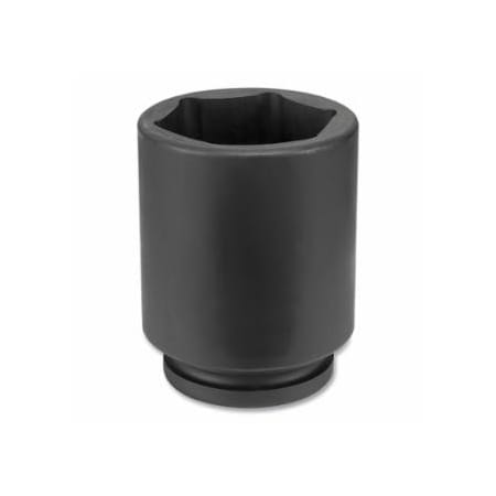 Grey Pneumatic Impact Socket, 1 in Drive Size, 1-1/16 in Socket Size, Hex, 6-point, Deep Length 914-4034D