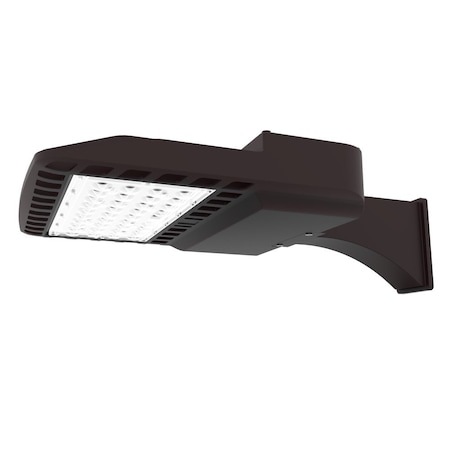 J&H Led 100W Integrated LED Black Outdoor Commercial Area Light with Wall Mount JH-SBS100W-82F