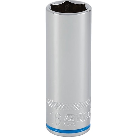 Channellock 3/8'' Drive 16 mm 6-Point Deep Metric Socket 389331