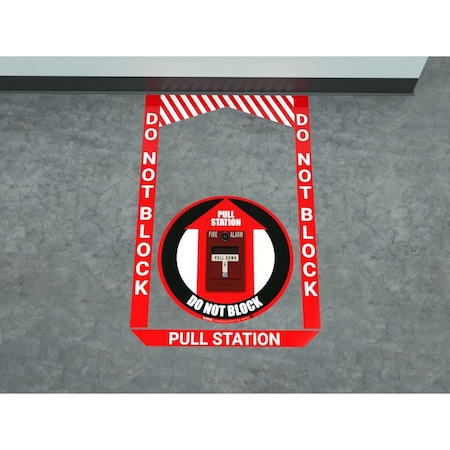 Creative Safety Supply Floor Sign Bundle, 48 in Height, 72 in Width FS44011-28-72