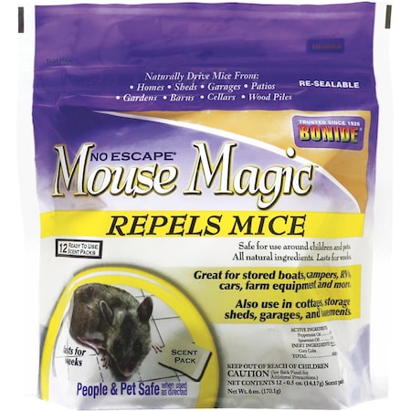Bonide Mouse Magic Animal Repellent Scent Pouch For Mice 12 pk 866