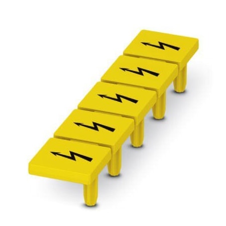 Phoenix Contact WS PT 10 Warning label yellow/black 1029030