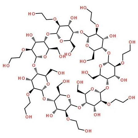 Ak Scientific Hydroxyethyl beta-cyclodextrin (25g), CAS 128446-32-2 Z1711-25g