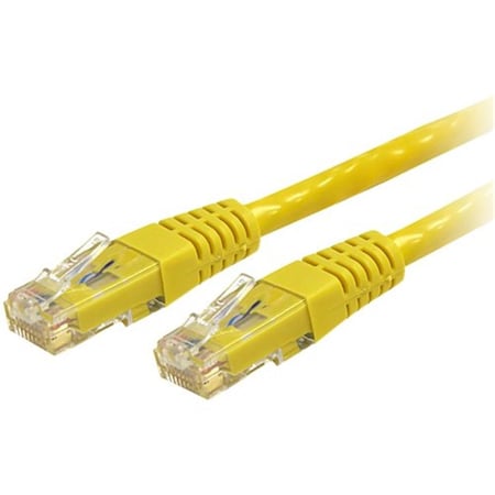 Ezgeneration 8 Ft Yellow Molded Cat6 Utp Patch Cable - Etl Verified EZ538235