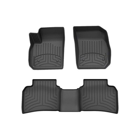 Weathertech Black, Front and Rear FloorLiner HP 441501-1-2IM