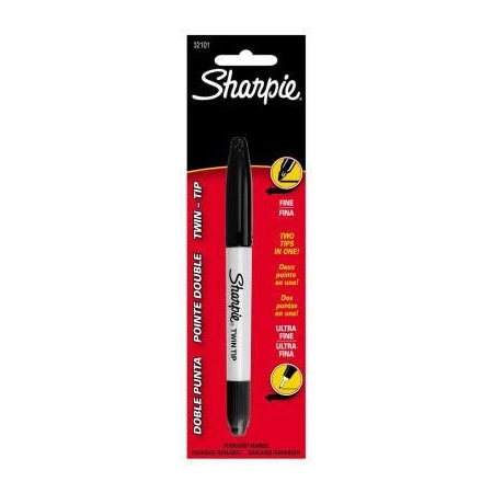 Newell Brands BLK Twin Tip Sharpie 32101PP