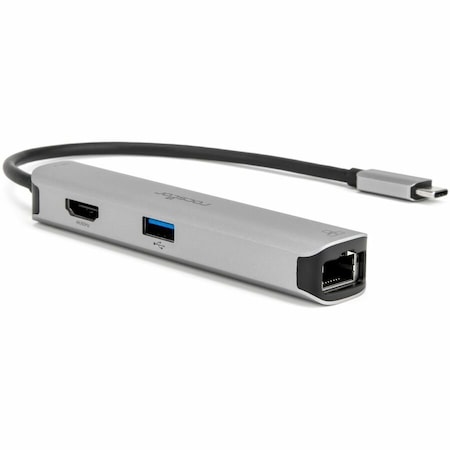 Rocstor USB-C 5-IN-1 4K MULTIPORT ADAPTER WITH DP 1.4 ALT MODE - USB C TO HDMI 4K@60HZ, Y10A312-S1
