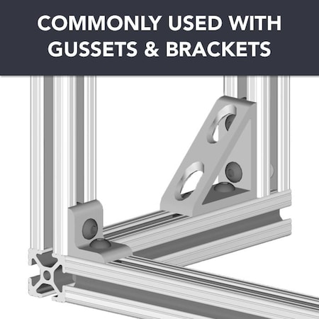 80/20 T-Nut, Steel, Zinc-Plated 13038-15