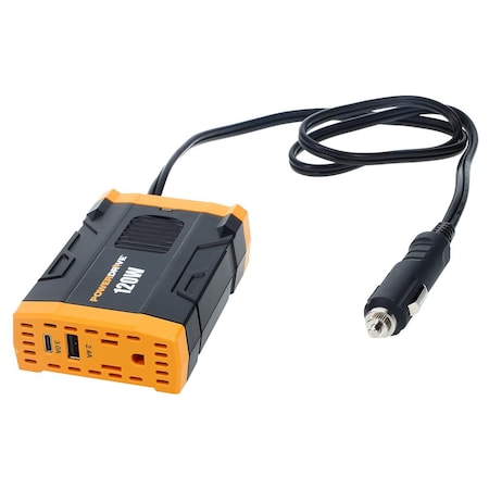 Powerdrive Inverter, 3 Outlets, 115VAC Output PWD120