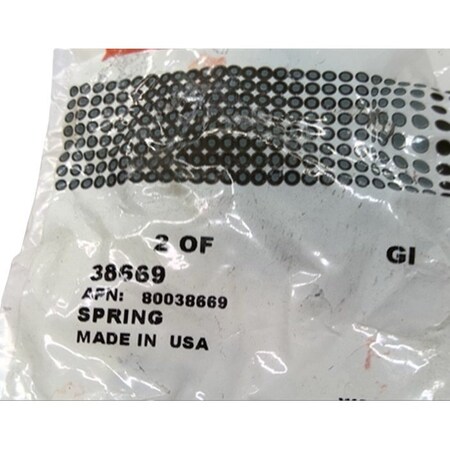 Cnh SPRING 2/PK, CNH OEM 38669 38669