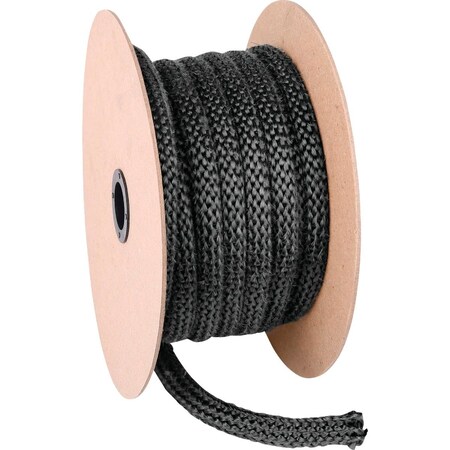 Meecos Red Devil 1'' x 6 Ft. Black Rope Gasketing 206B