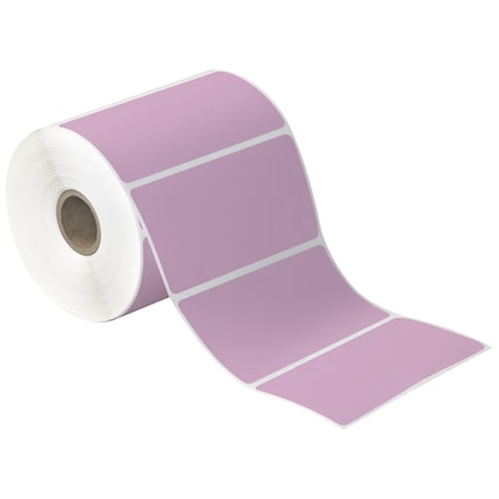 Tape Logic 4 x 2in Pink Desktop Direct Thermal Label, 12PK THD398