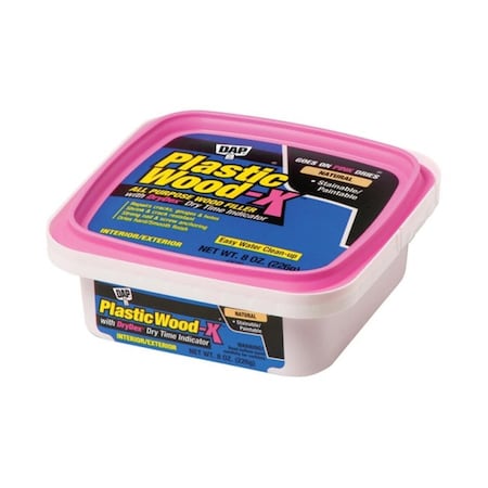 Dap 00541 8 oz Plastic Wood X Wood Filler, Natural 70798005419
