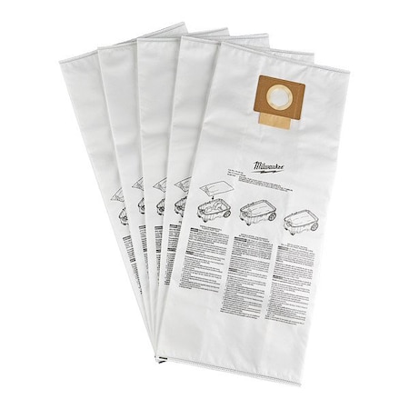 Milwaukee Tool Fleece Dust Bags (5PK) 49-90-1969