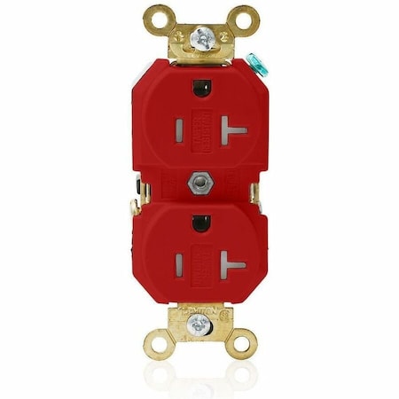 Leviton Industrial Series Extra Heavy Duty Grade, Tamper Resistant Duplex Receptacle, 20 Amp, 125 Volt 5362-SGR